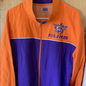 Phoenix Suns NBA Windbreaker Jacket Mens size XL